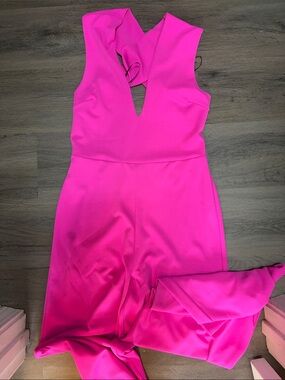 Hot Pink Jumpsuit